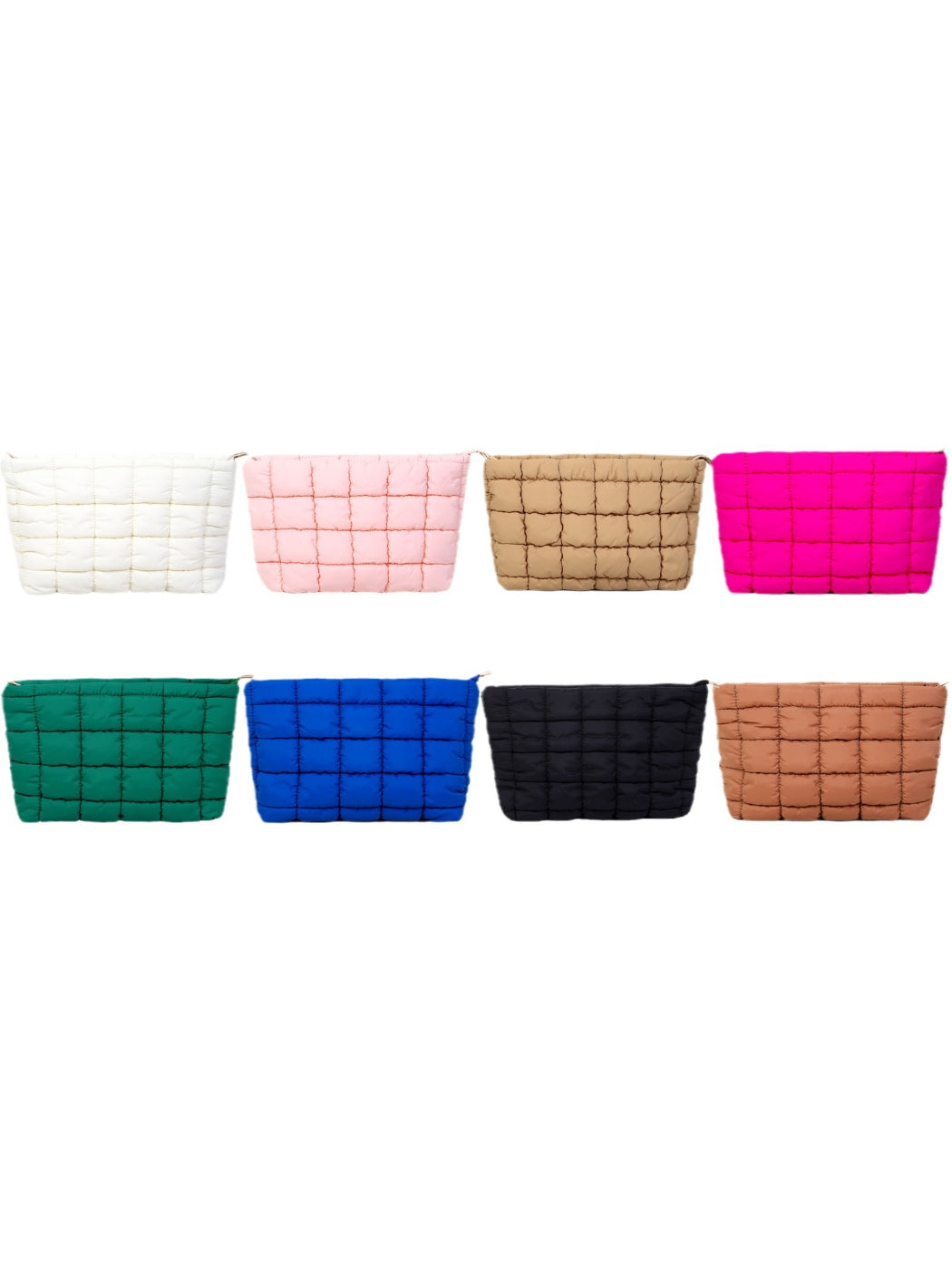 Cosbai - Quilted Puffer Makeup Pouch detail view 5