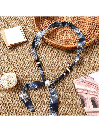 Scarvii - Printed Boho Narrow Neck Scarf