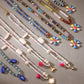 Bauai - Colorful Flat Bead Pendant Necklace - Elegant & Charming
