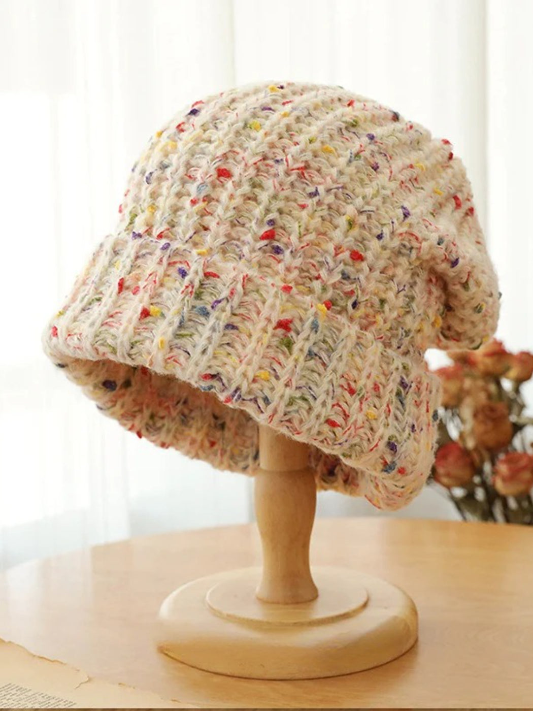 Haila - Knitted Splash Beanie Hat image 9