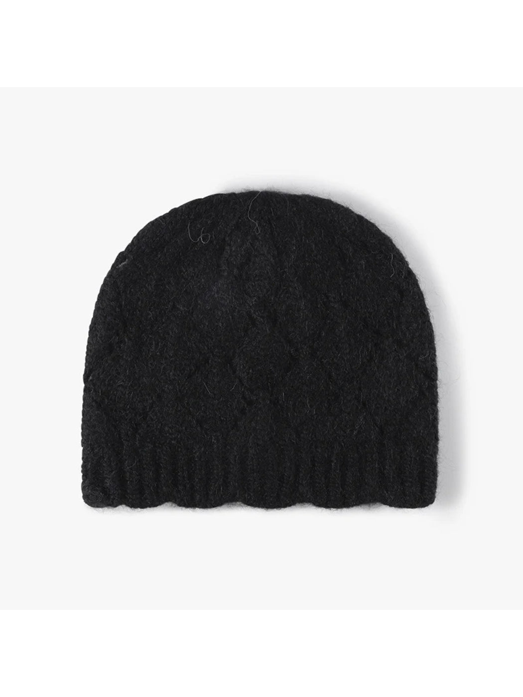 Haila - Diamond-Knit Textured Beanie