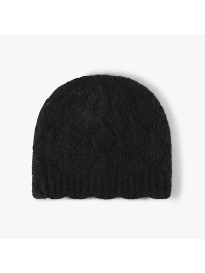 Haila - Diamond-Knit Textured Beanie