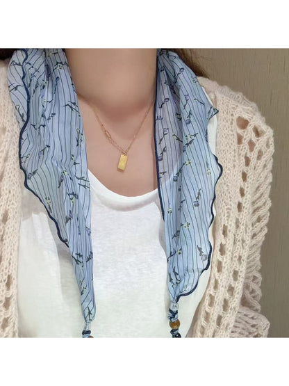 Scarvii - Elegant Lightweight Neck Accent Scarf