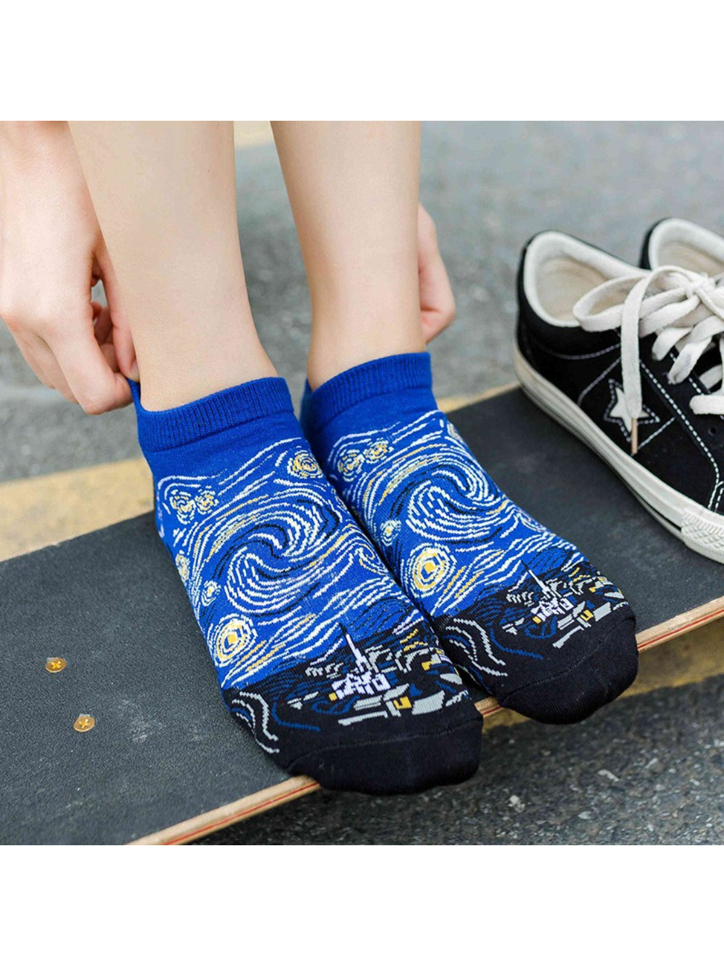 Rufia - Art-Inspired Graphic Ankle Socks product image 2