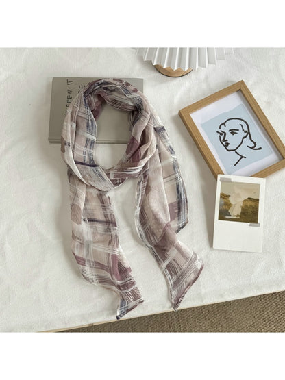 Scarvii - Romantic Style Minimal Printed Scarf