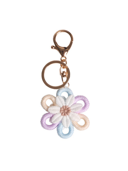 Koco Colorful Flower Loop Keychain Charm for gift accessory