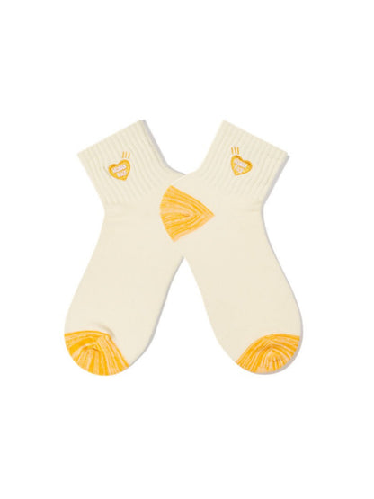 Rufia - Heart Graphic Contrast Crew Socks product image 6