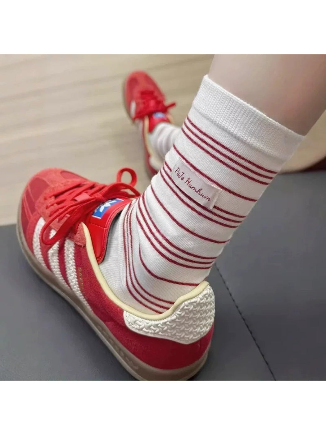 Rufia - Lightweight Thin Stripe Crew Socks