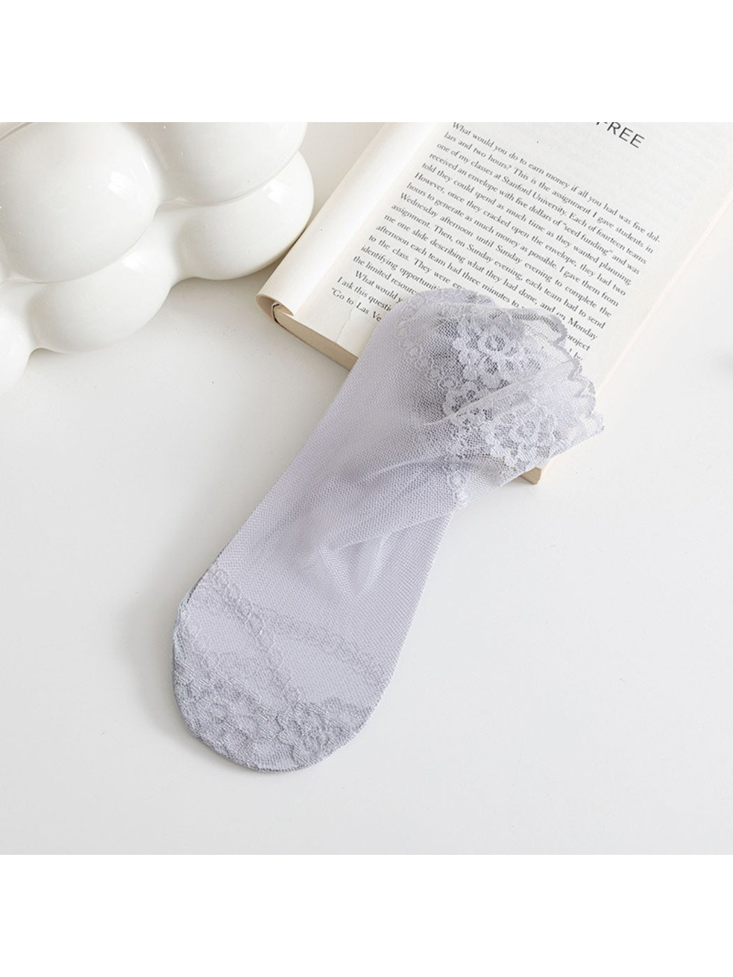 Rufia - Sheer Lace Ankle Socks product image 7