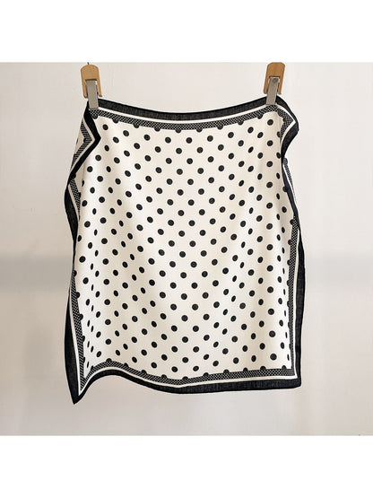 Scarvii Retro Polka Dot Pattern Square Scarf product image