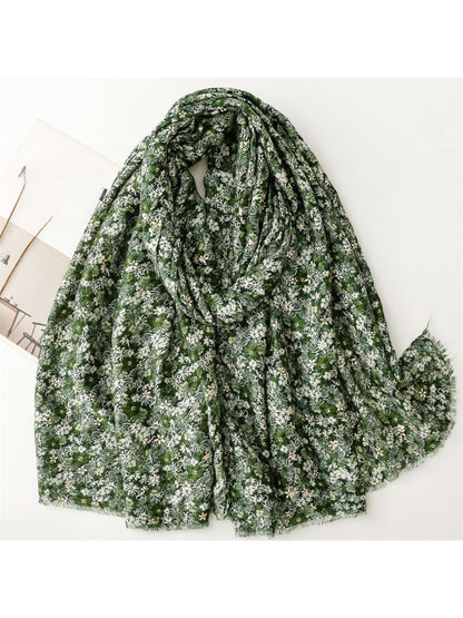 Scarvii - Ditsy Floral Print Scarf