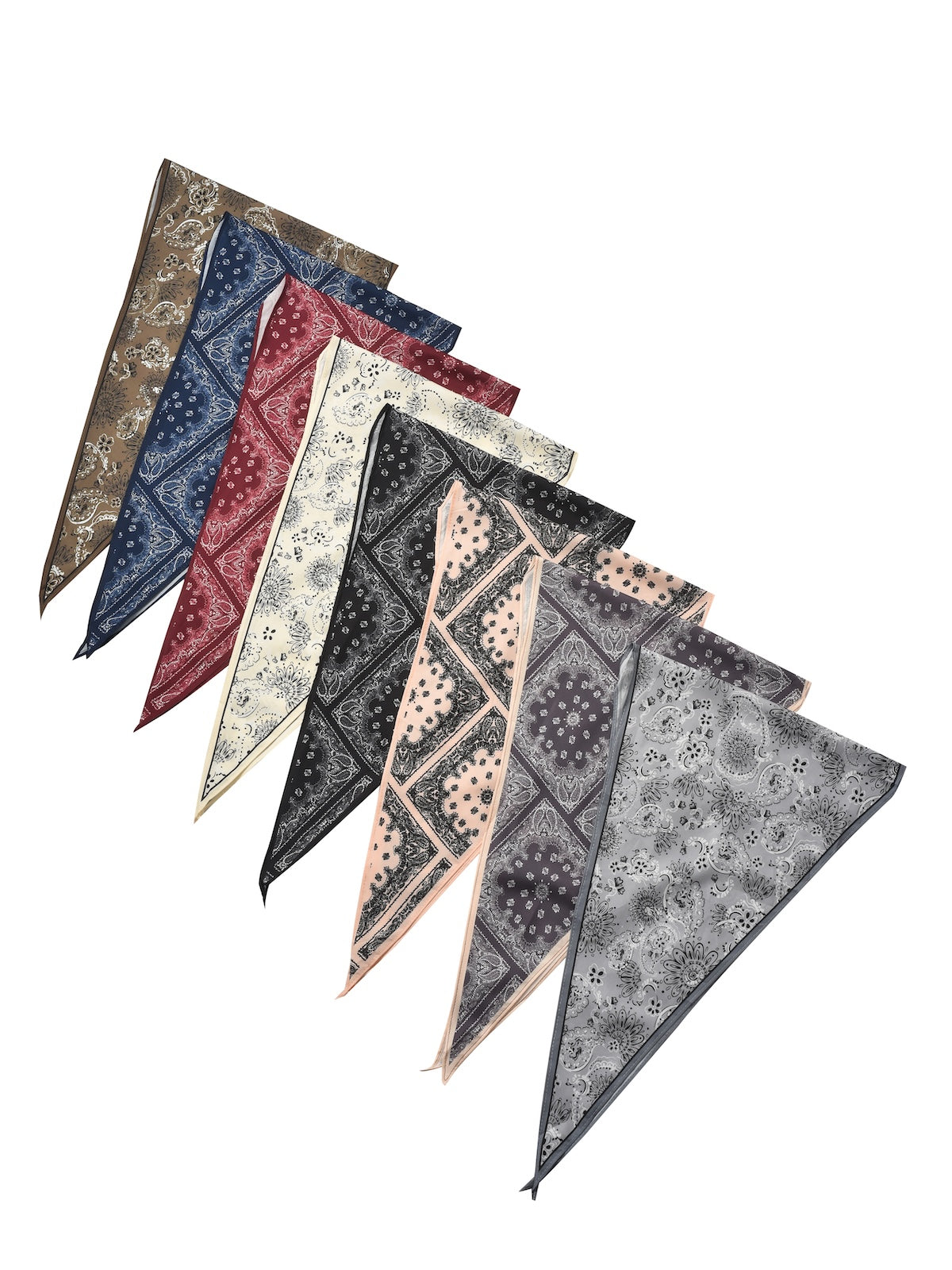 Scarvii Classic Paisley Bandana Triangle Scarf