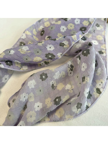 Scarvii - Pastoral Floral Print Elegant Scarf