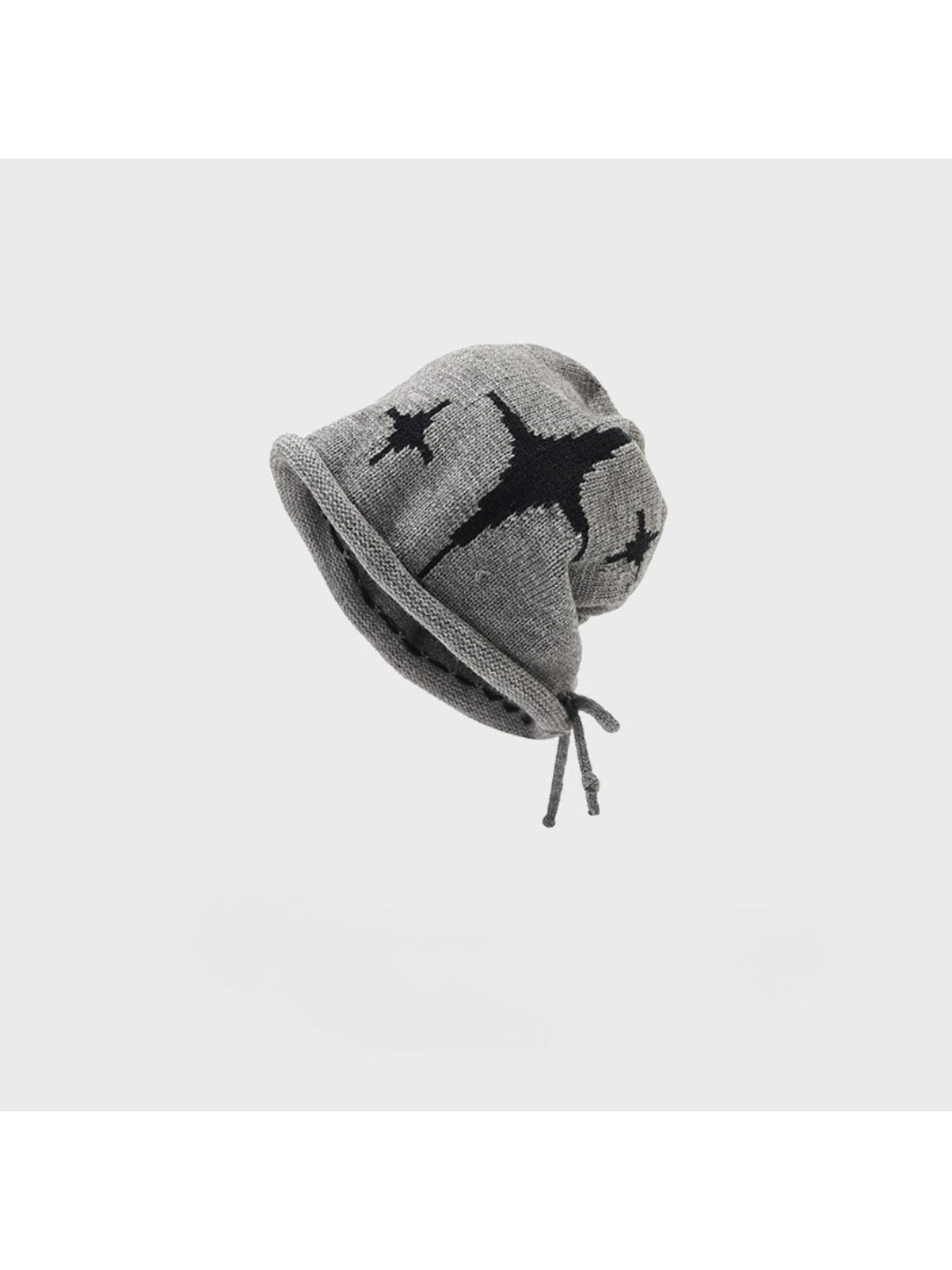 Haila - Star Pattern Knit Bucket Hat