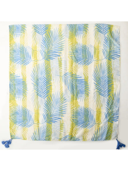 Scarvii - Travel Scarf with Plant Leaf Print