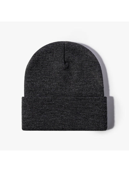 Haila - Solid Fine-Knit Cuffed Beanie