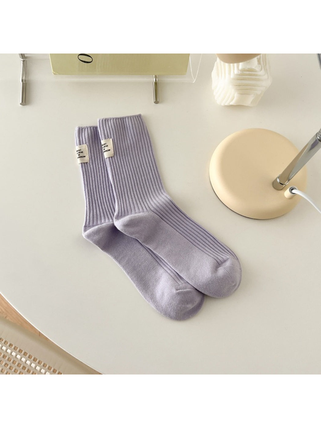 Rufia - Soft Tone Ribbed Crew Socks product image 12