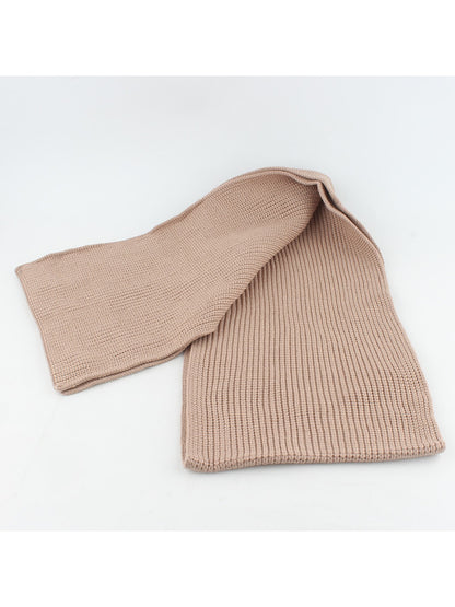 Haila - Solid Color Beanie Scarf Gloves Set