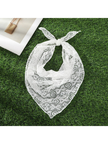 Scarvii - Lace Crochet Pattern Headband detail view 2