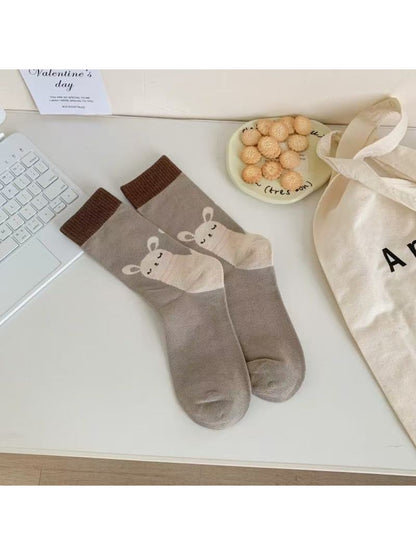 Rufia - Cute Animal Pattern Crew Socks product image 7