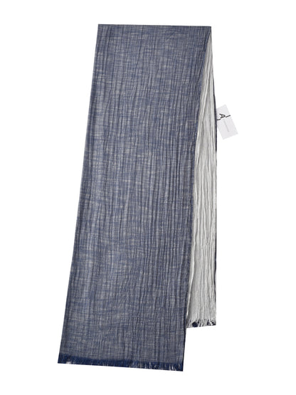 Scarvii summer styling Farmhouse Scarf hanging on a rustic wooden hook