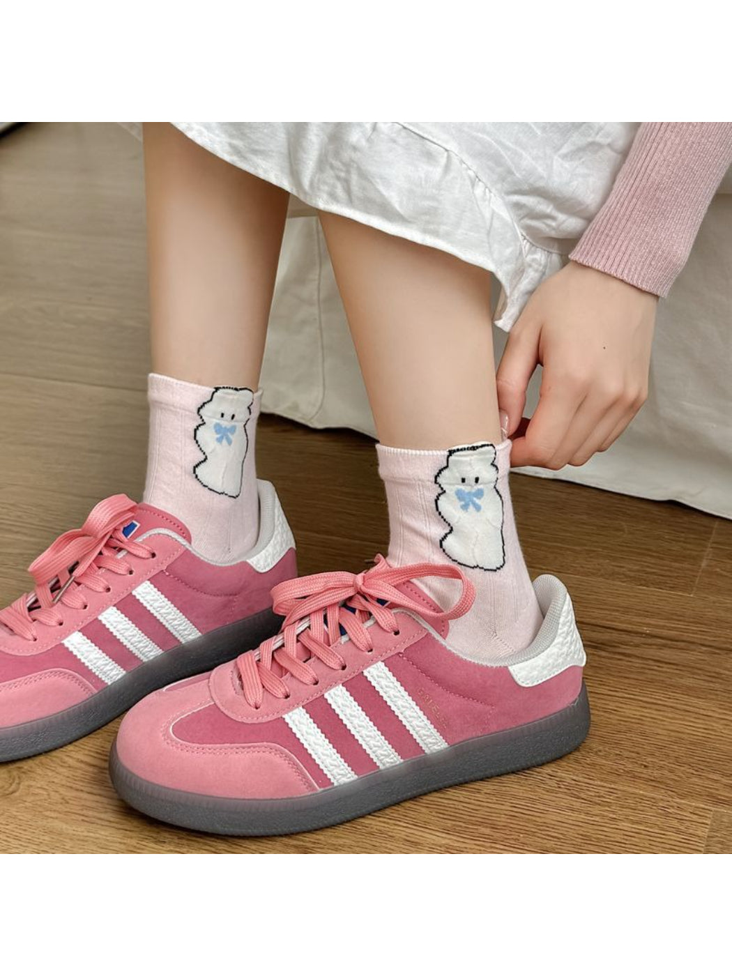Rufia - Sweet Animal Ribbed Crew Socks product image 4