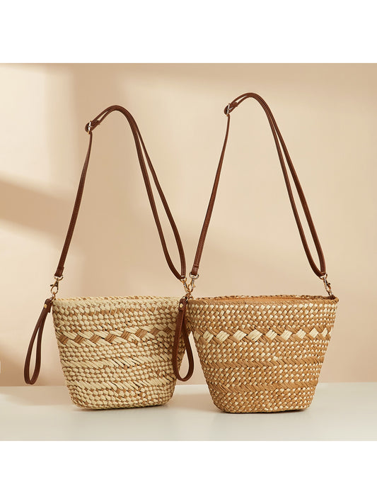 Cosbai - Summer Straw Shoulder Bag - image 1