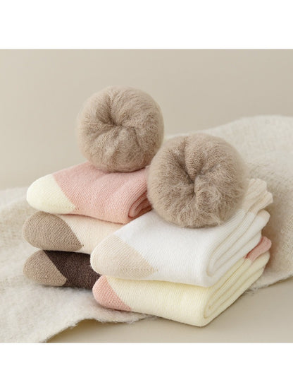 Rufia - Soft Creamy Tone Everyday Crew Socks