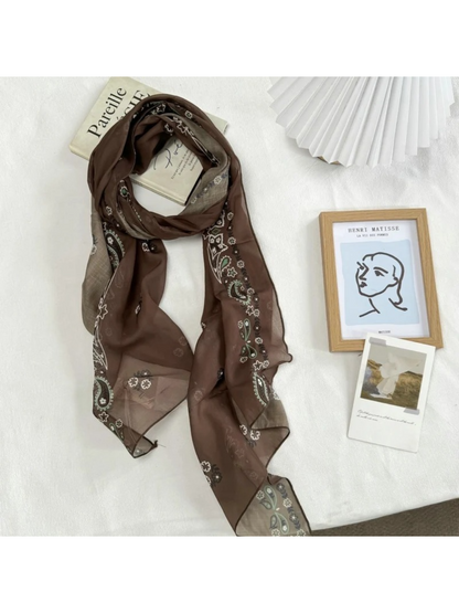 Scarvii - Patterned Long Rectangular Scarf