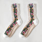 Rufia - Vintage Floral Print Summer Socks