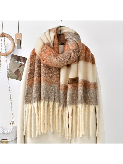 Scarvii - Maillard Winter Tassel Scarf