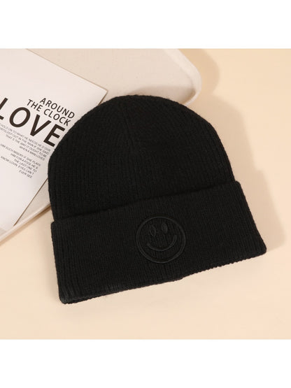 Haila - Winter Knitted Beanie with Smiling