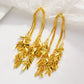 Earwish - Golden Wheat Earrings – Shiny & Chic