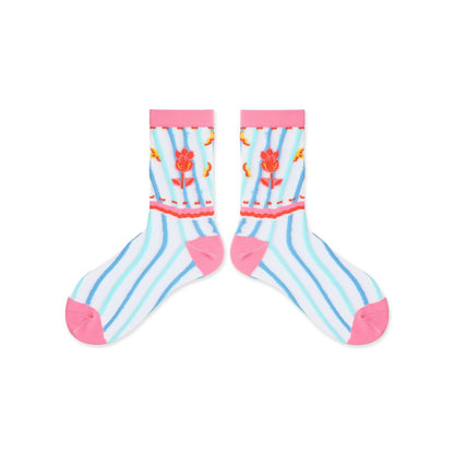 Rufia - Pastel Cartoon Socks - Breathable & Soft