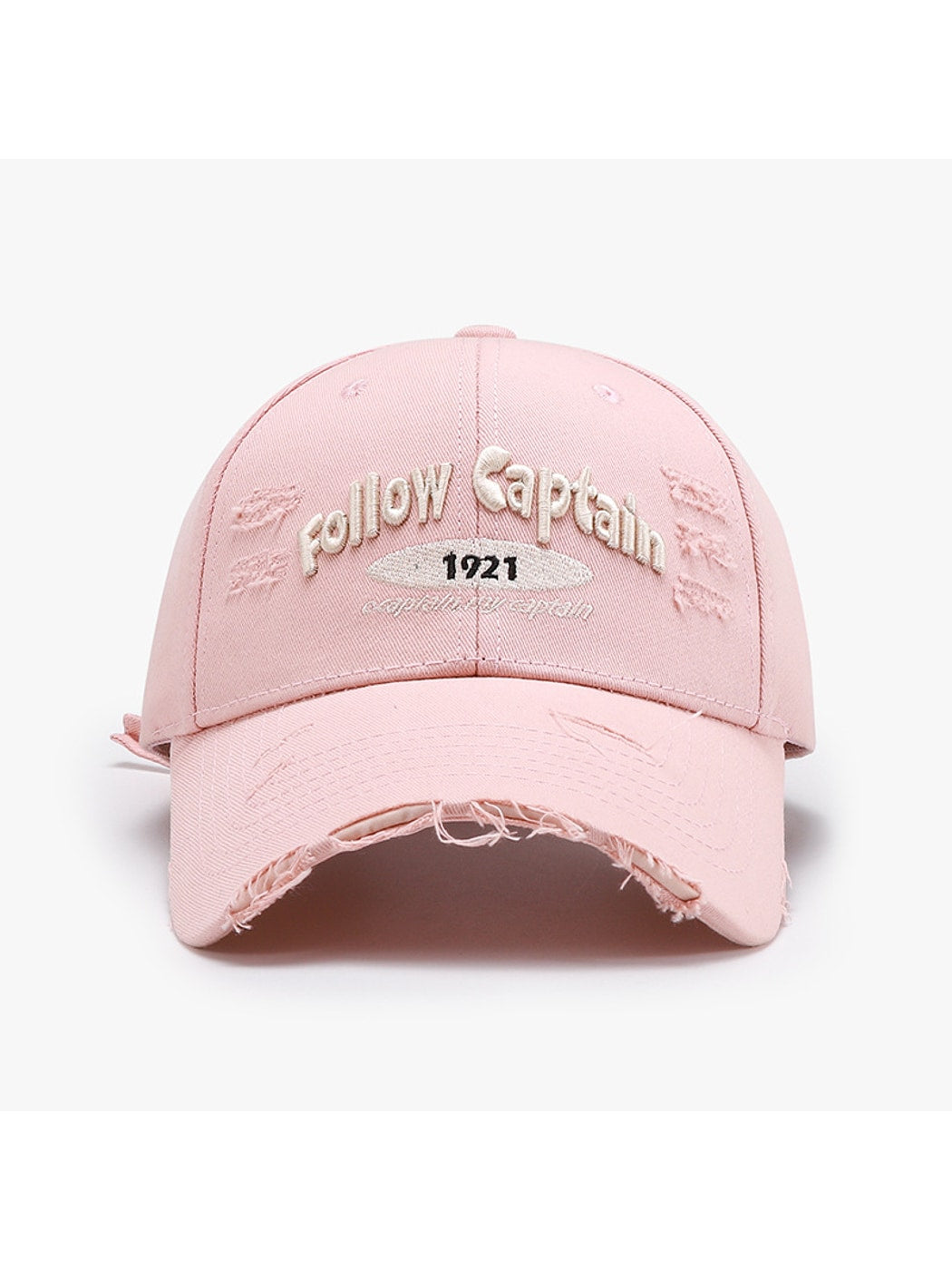 Haila - Curved Brim Letter Graphic Baseball Cap
