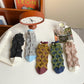 Rufia -  Ruffle Pearl Decorated Ankle Socks for Women, Summer - Friendly