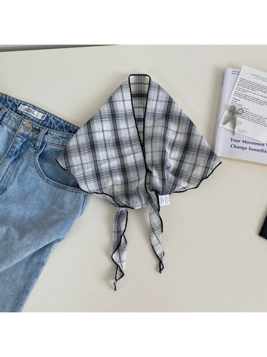 Scarvii Soft Plaid Everyday Headscarf