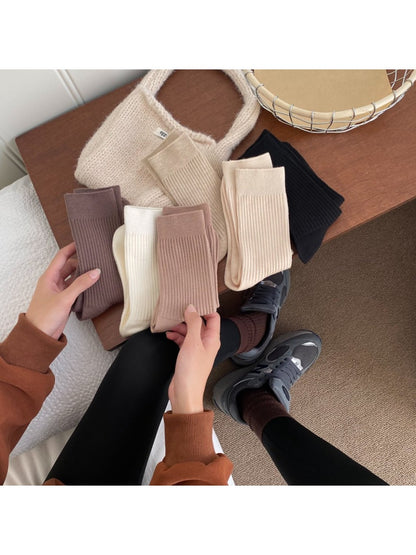 Rufia - Vintage Warm Cozy Winter Mid-Calf Socks
