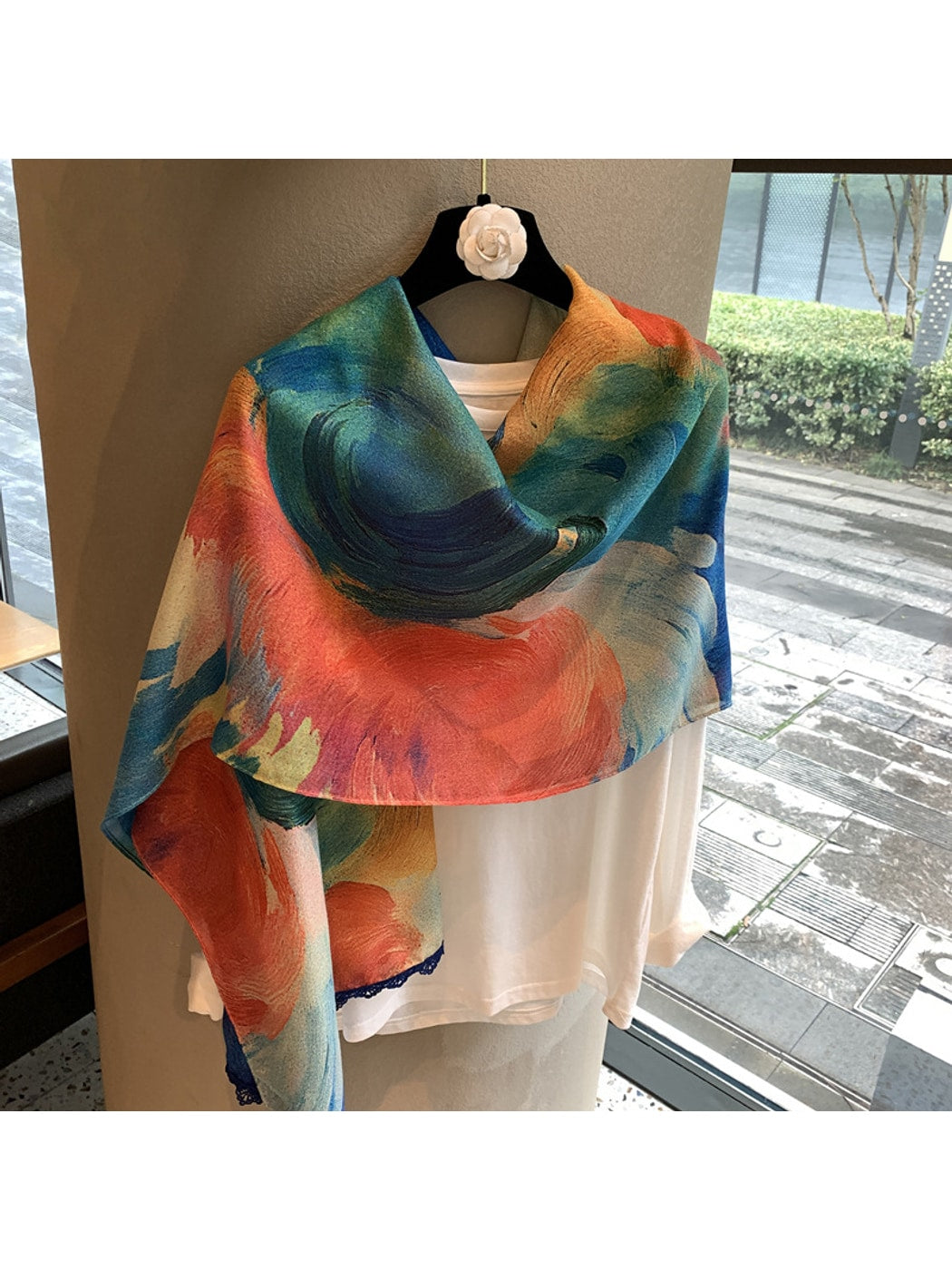 Scarvii - Elegant Printed Long Scarf Wrap