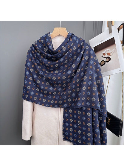 Scarvii - Vintage Geometric Pattern Scarf