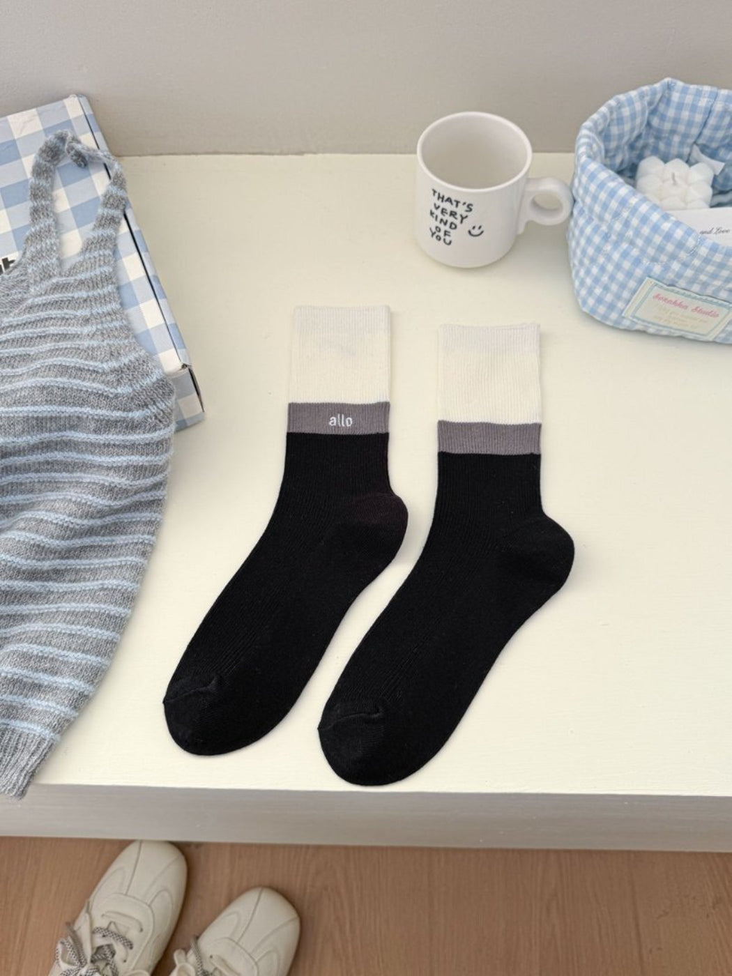 Rufia - Casual Colourblock Knit Socks product image 3