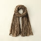 Scarvii - Solid Color Lightweight Ruched Scarf