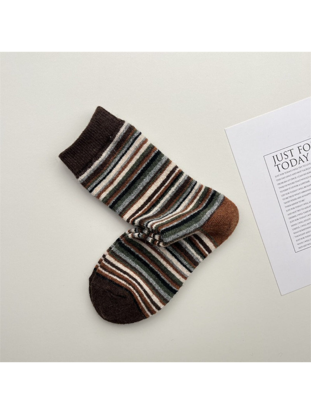 Rufia - Multi-Stripe Knit Crew Socks product image 4