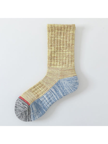 Rufia - Mixed Knit Crew Socks