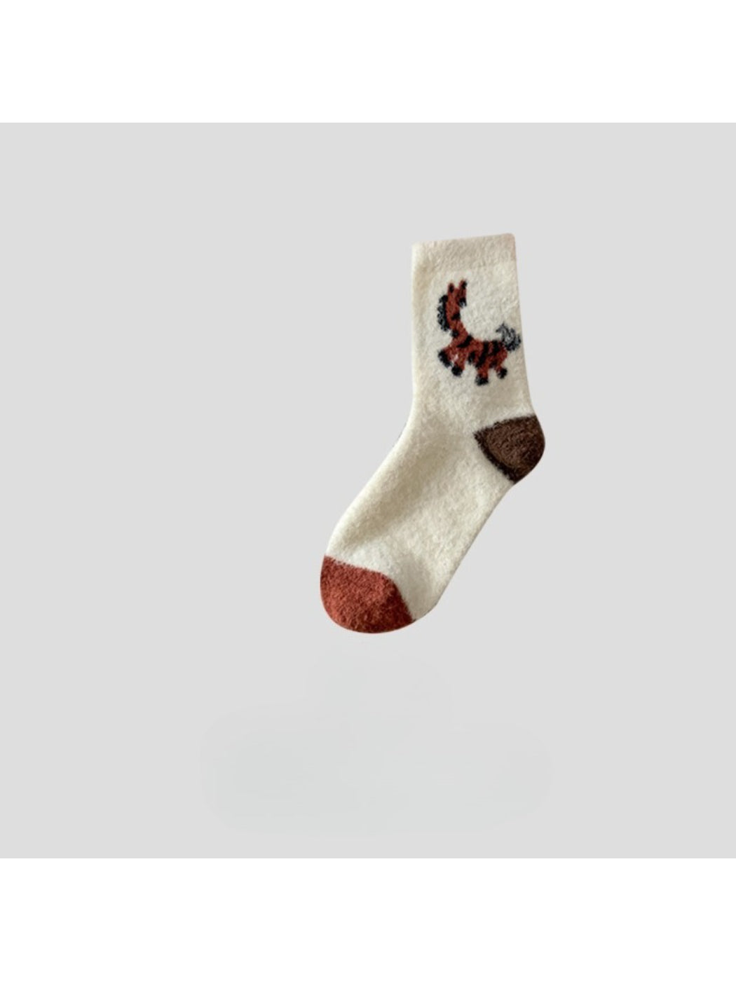 Rufia - Cozy Animal Pattern Crew Socks