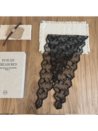 Scarvii Floral Lace Triangle Scarf product image