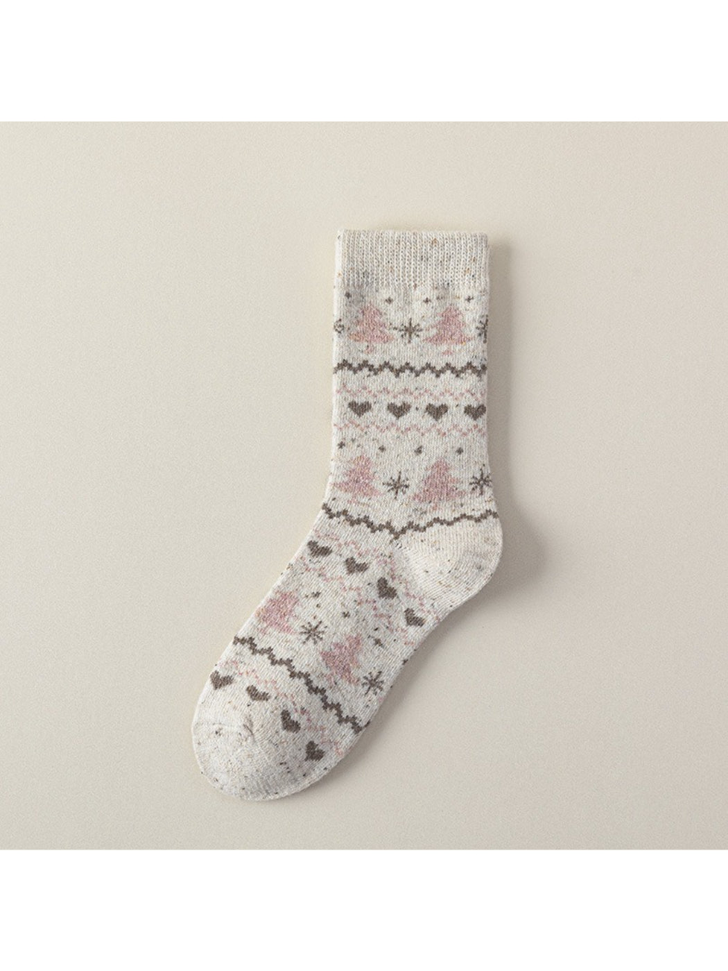 Rufia - Cozy Winter Forest Crew Socks