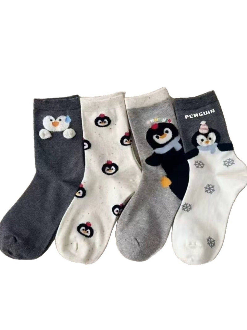 Rufia - Playful Penguin Design Soft Crew Socks product image 4