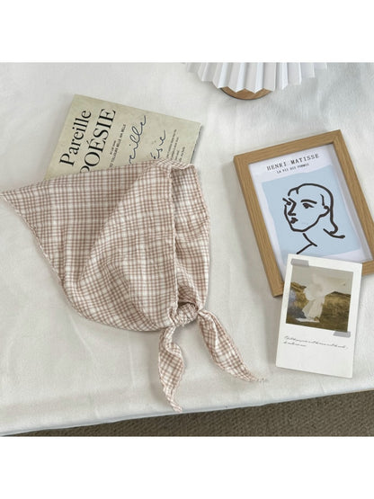 Scarvii - Simple Plaid Fashion Triangle Scarf