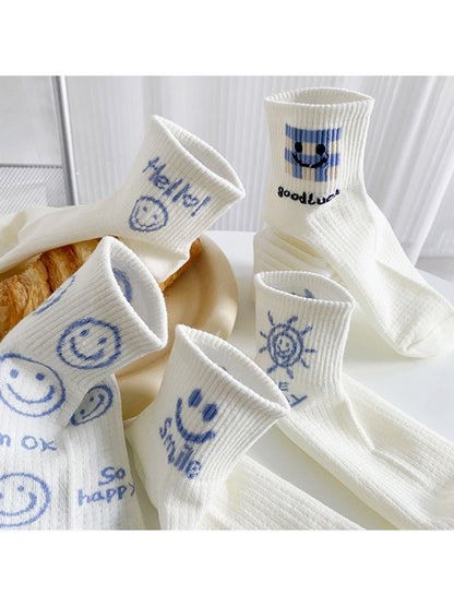 Rufia - Smiley Graphic Ankle Socks product image 1